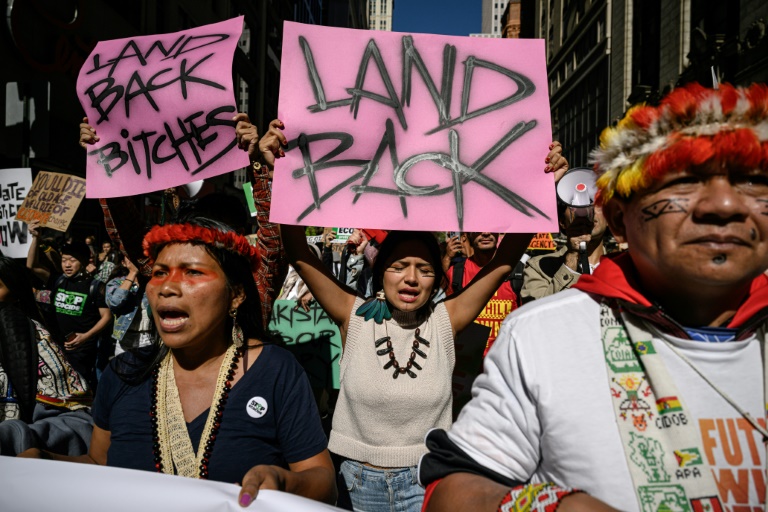  Indigenous activists raise climate awareness on sidelines of UNGA