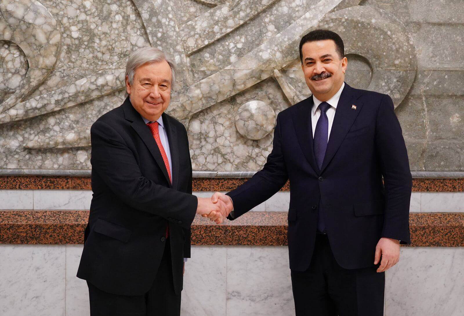 Ирак 2023. The Iraqi Prime Minister (left) and Turkish President signed over 24 Memoranda of understanding during the State visit.