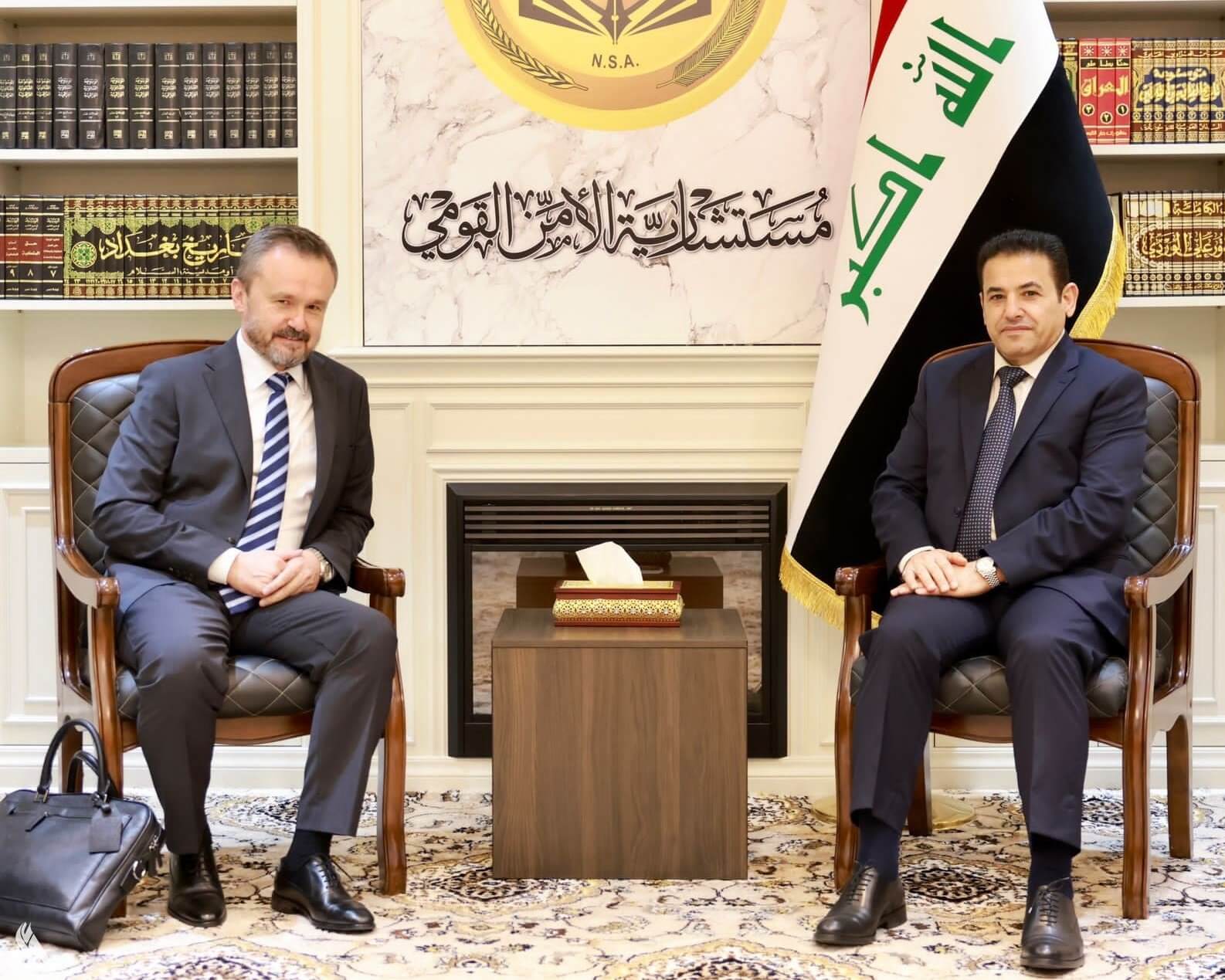 National Security Adviser discusses security issues with Turkey Iraqi